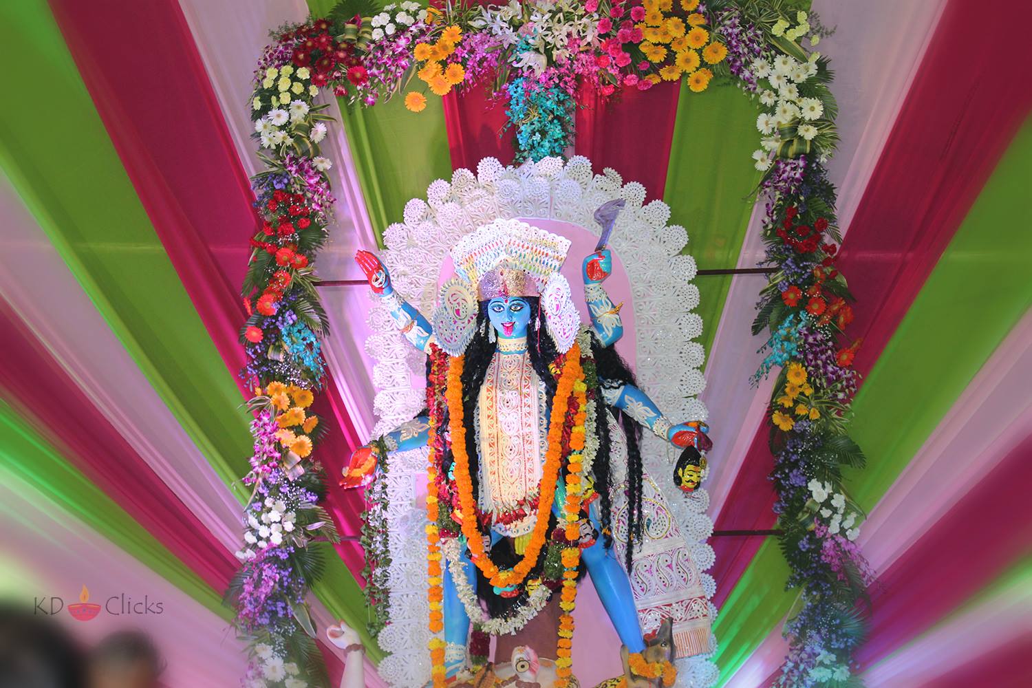 Kalipuja at Uttarayan